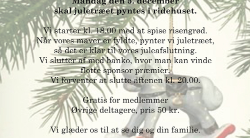 Juletræspyntning 5. december 2022