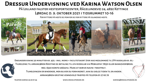 Undervisning ved Karina Watson Olsen d. 9/10-21